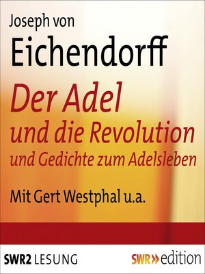 cover image of Der Adel und die Revolution und Gedichte zum Adelsleben